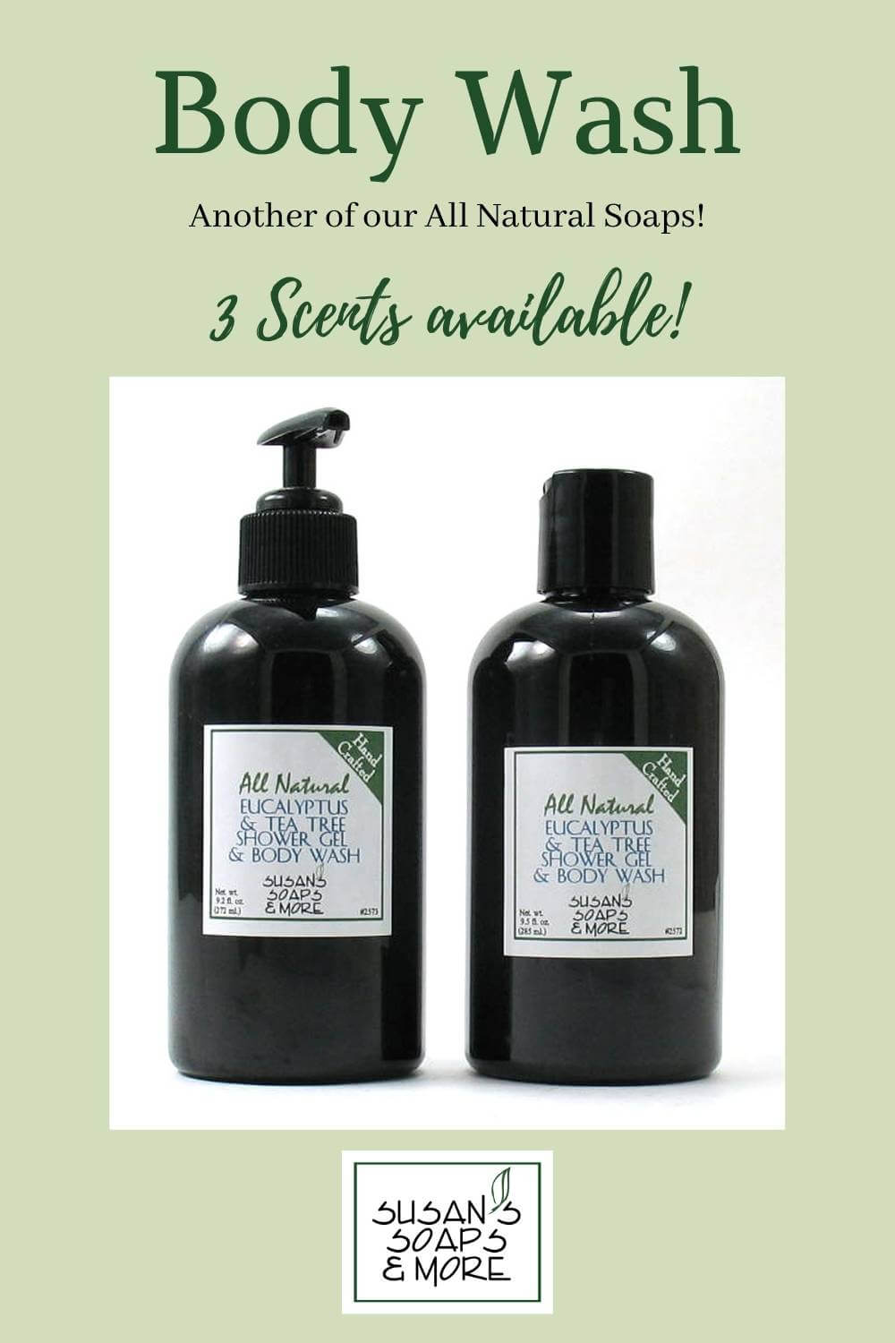 Natural Shower Gel & Body Wash with essential oil benefits