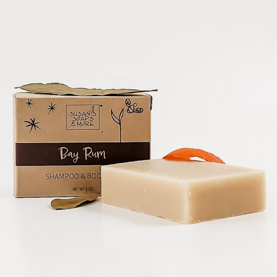 Bay Rum Shampoo Bar with Box