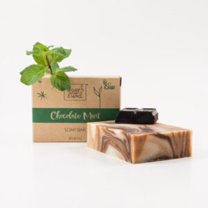 Chocolate Mint Soap with Box