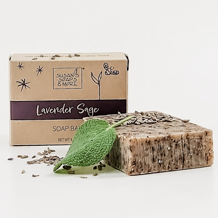 Lavender Sage Soap with Box