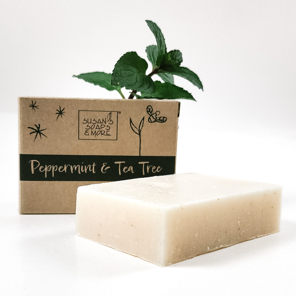 Peppermint & Tea Tree Soap with Box