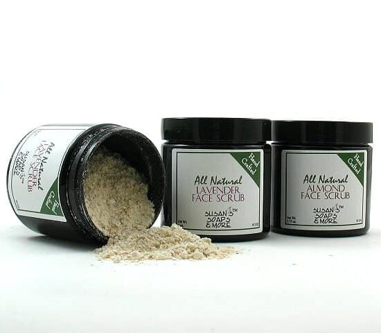 All-natural Face Scrub in Lavender and Almond