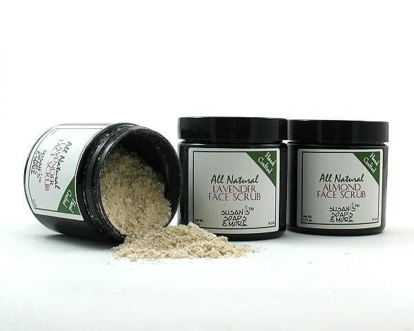 All-natural Face Scrub in Lavender and Almond