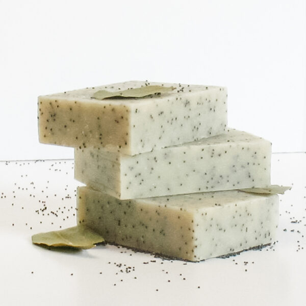 Stack of Eucalyptus & Tea Tree Soap Bars