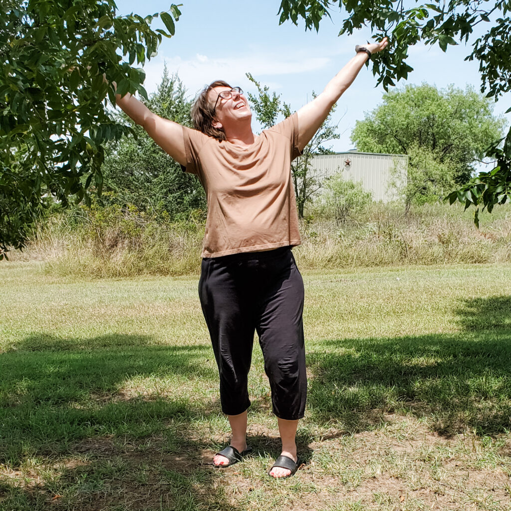 susan reaching for the sky