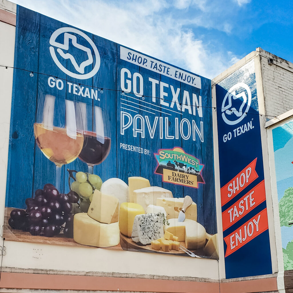 Go Texan Pavilion Entrance