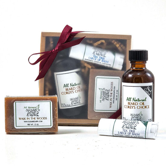 Men's Gift Set with Beard Oil - Corey's Choice