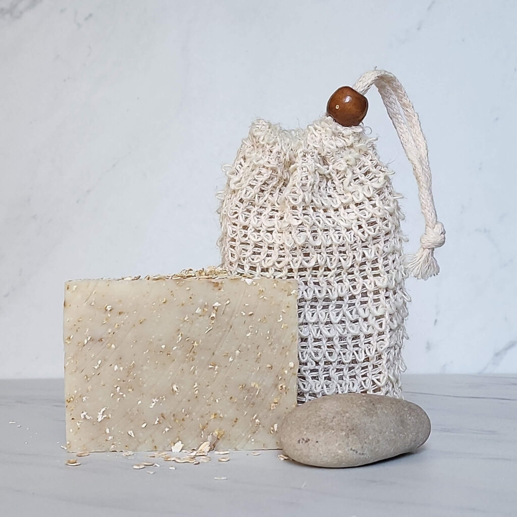 Natural Fiber Soap Saver Bag