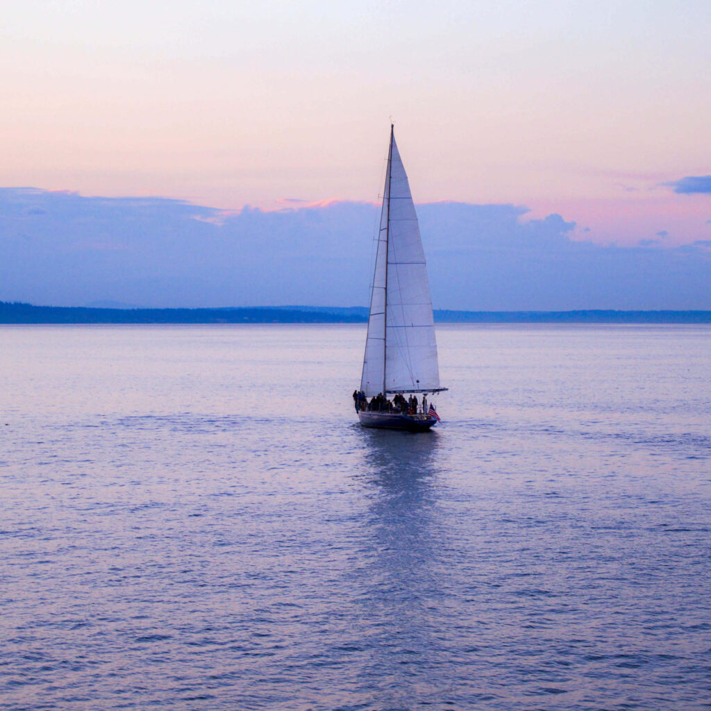 Sailboat on the water