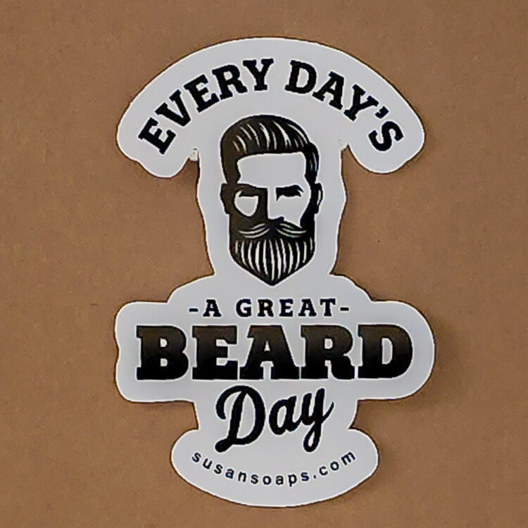 Every Day's A Great Beard Day Sticker