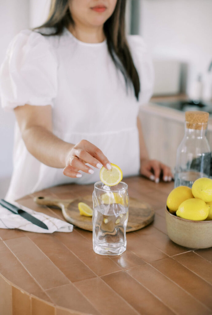 drink more water with lemon