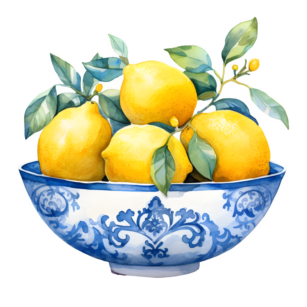 A bowl of lemons