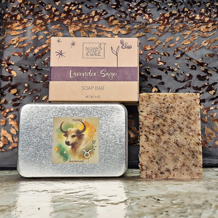 Zodiac signs and soap taurus set