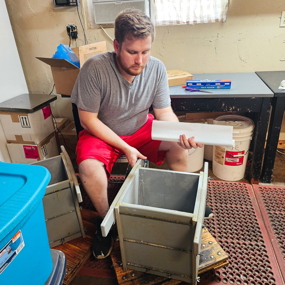 Andrew lining mold for natural soap