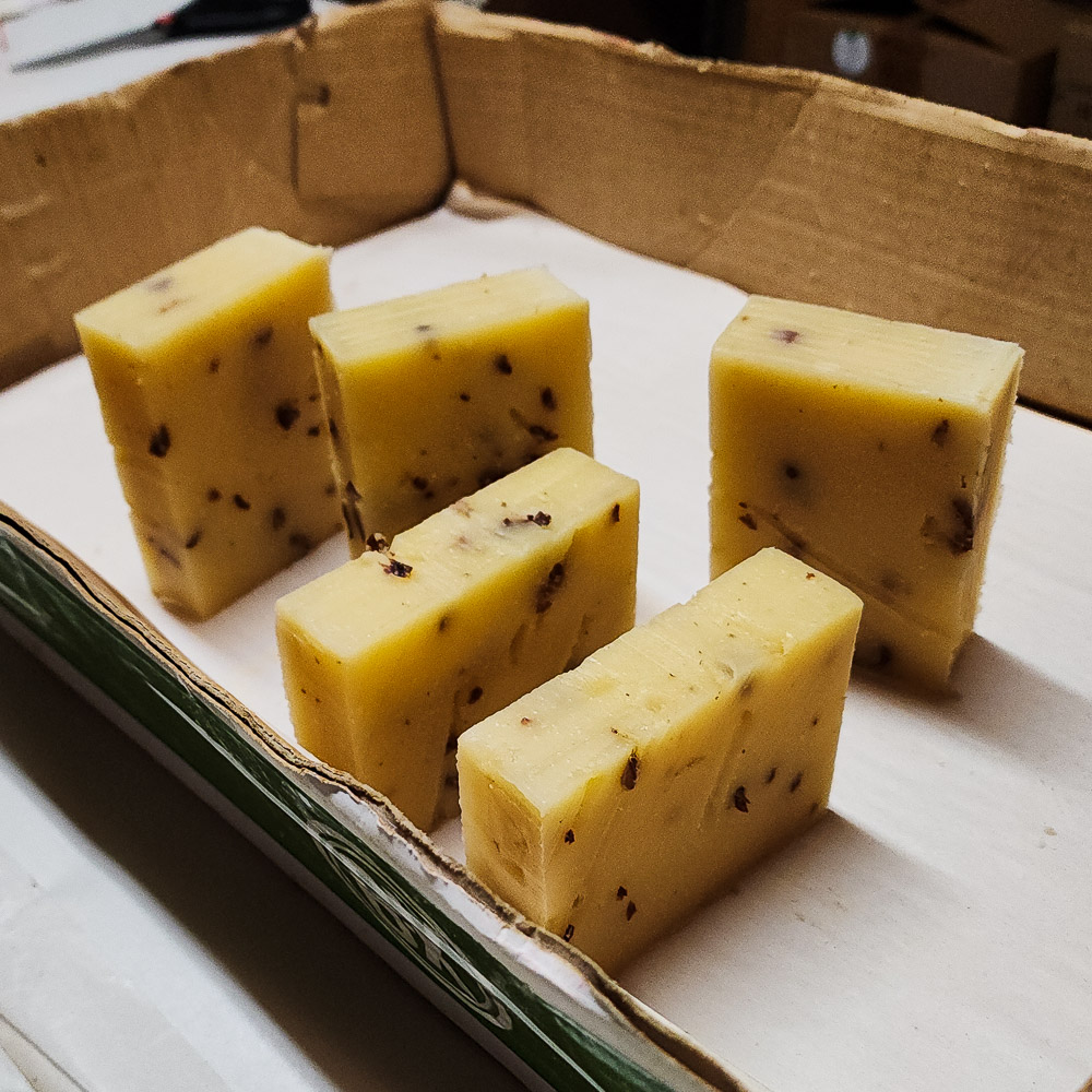 natural soap - orange clove