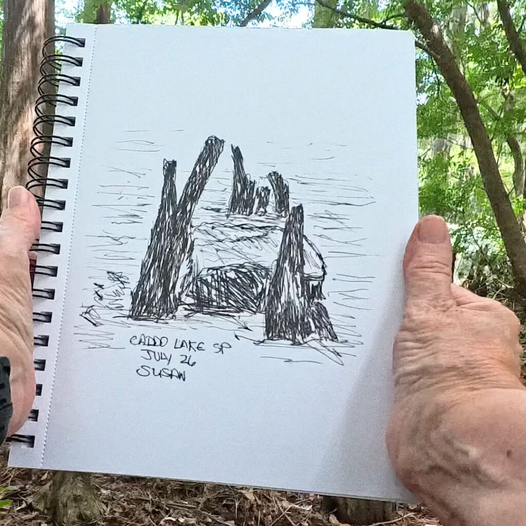 Caddo Lake State Park Sketch
