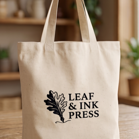 Leaf & Ink Press Tote Bag